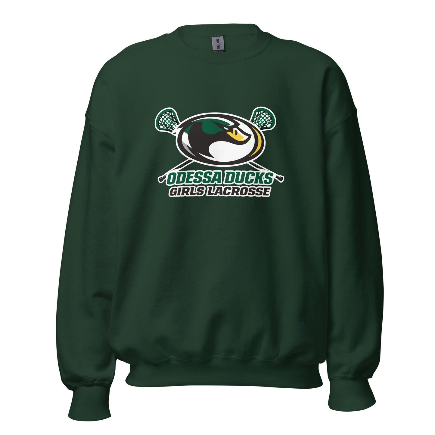 Classic | Sweatshirt | Odessa Girls Lacrosse | Duck Sticks Logo