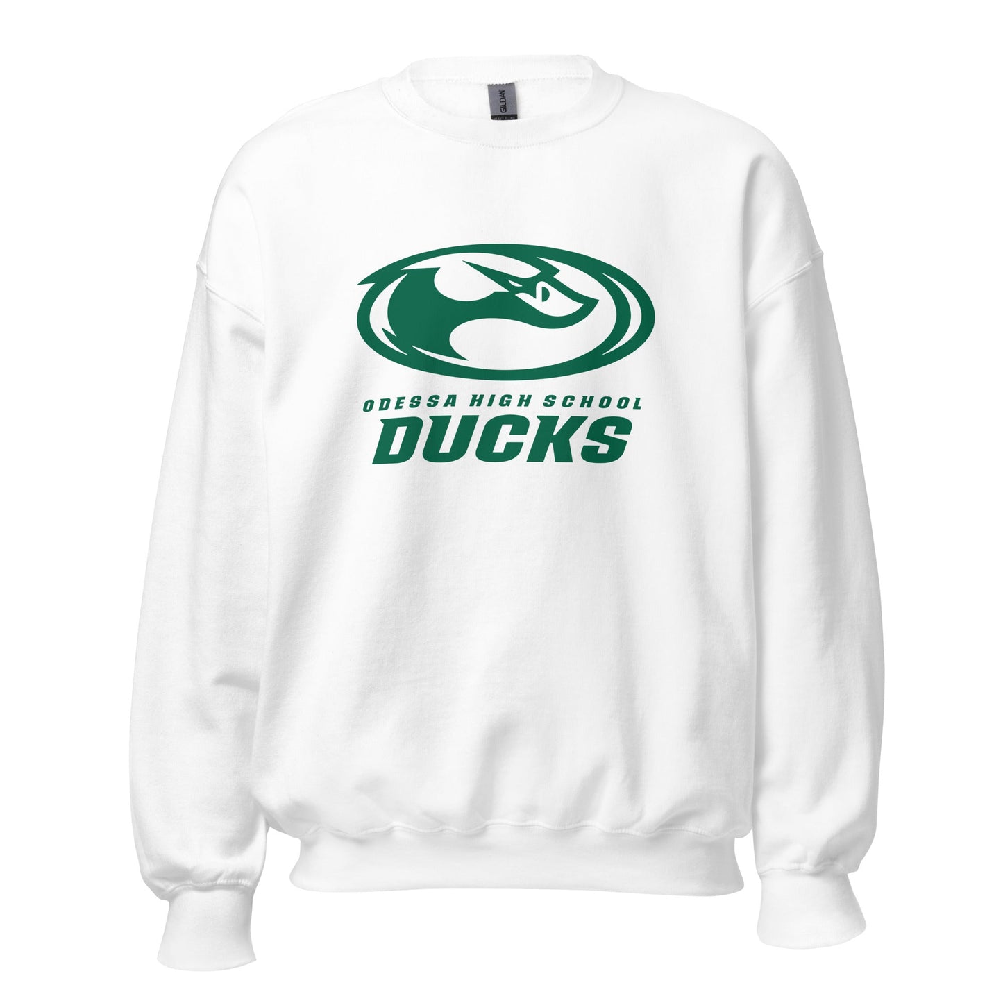 Classic | Sweatshirt | Odessa Girls Lacrosse | Ducks Green Logo