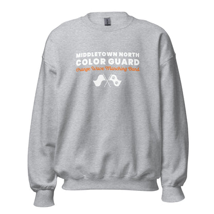 Classic | Sweatshirt | Orange Wave Marching Band | Modern Script Logo