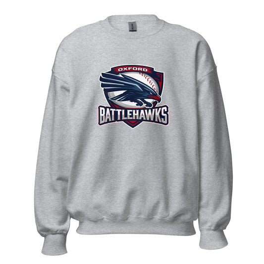 Classic | Sweatshirt | Oxford Battlehawks 13U | Badge Logo