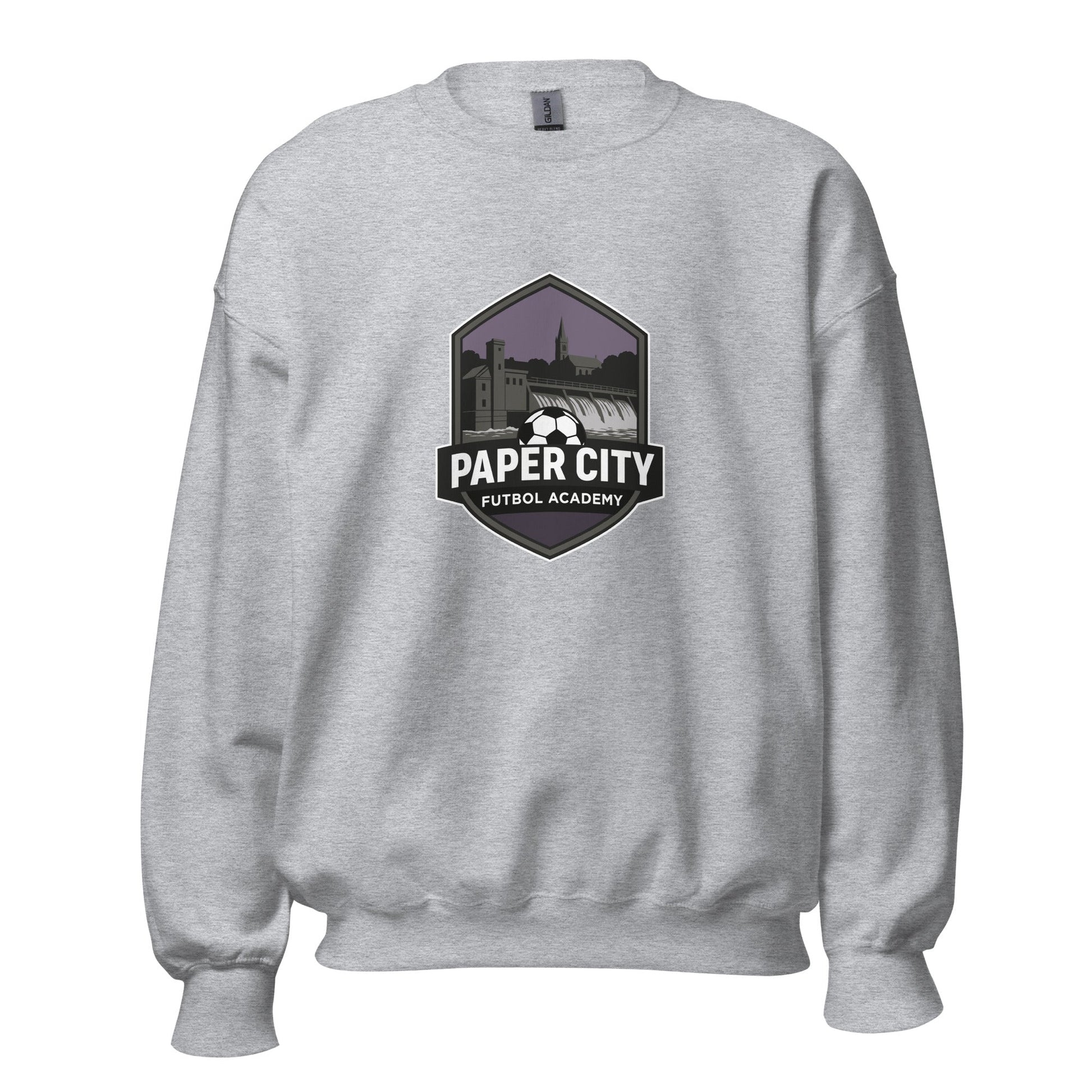 Classic | Sweatshirt | Paper City Futbol Academy | Vanguard Shield Logo