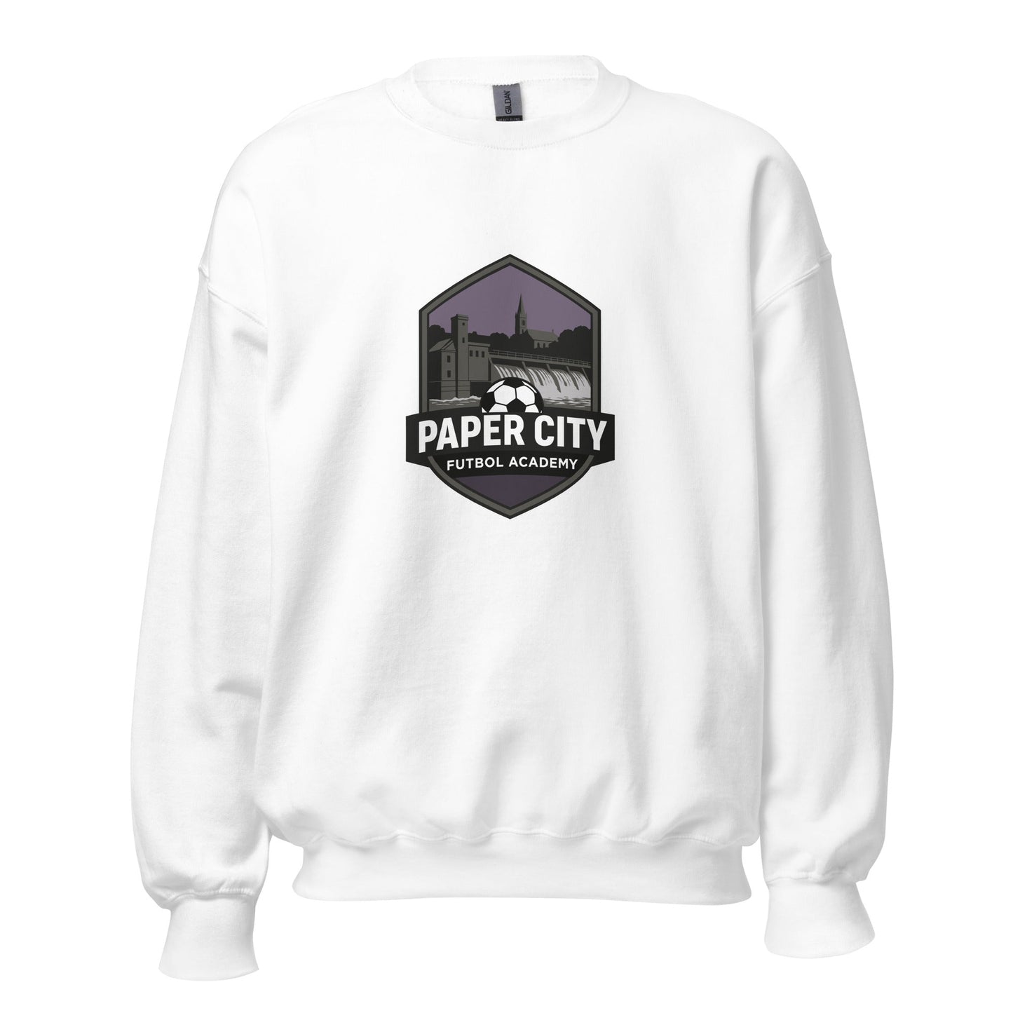 Classic | Sweatshirt | Paper City Futbol Academy | Vanguard Shield Logo
