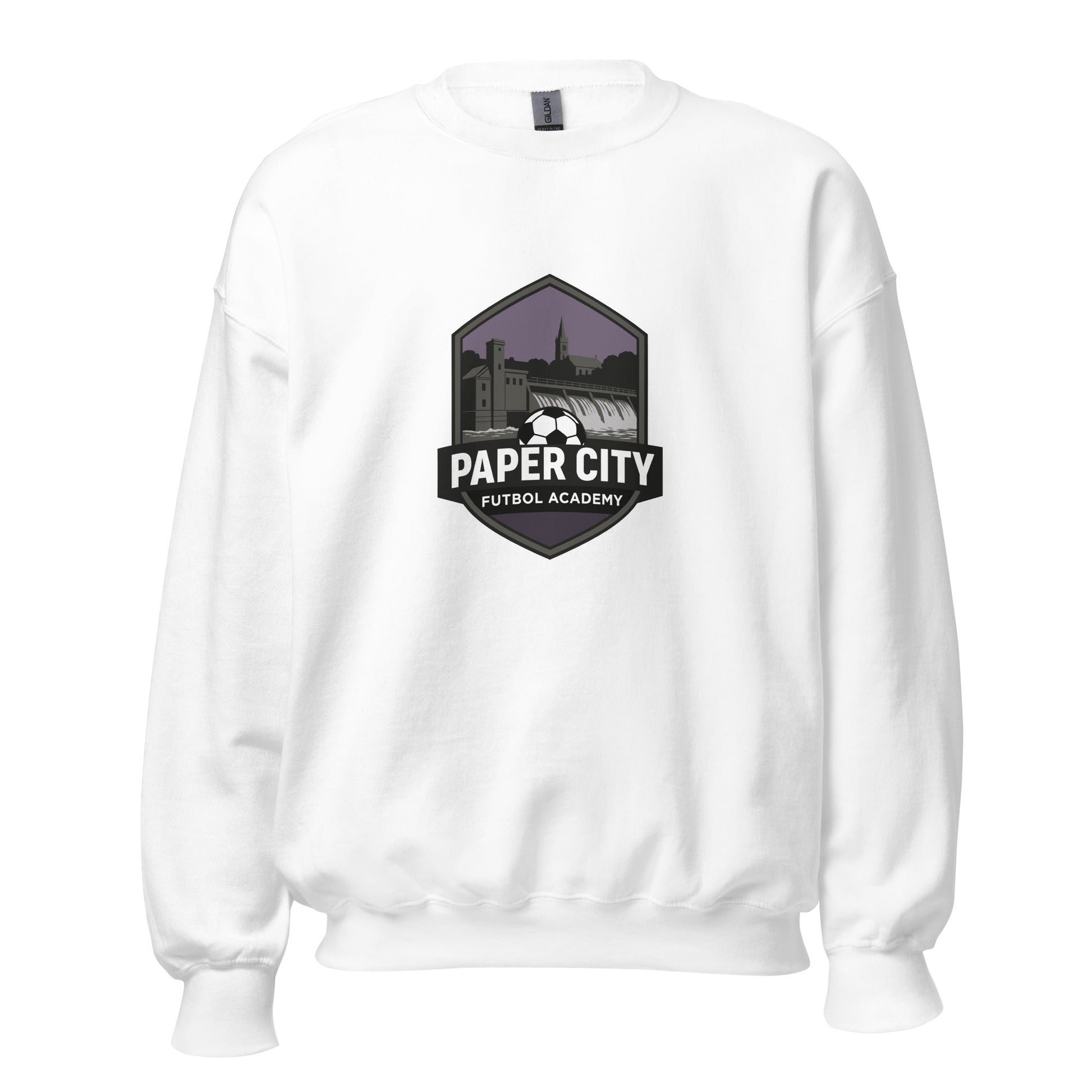 Classic | Sweatshirt | Paper City Futbol Academy | Vanguard Shield Logo