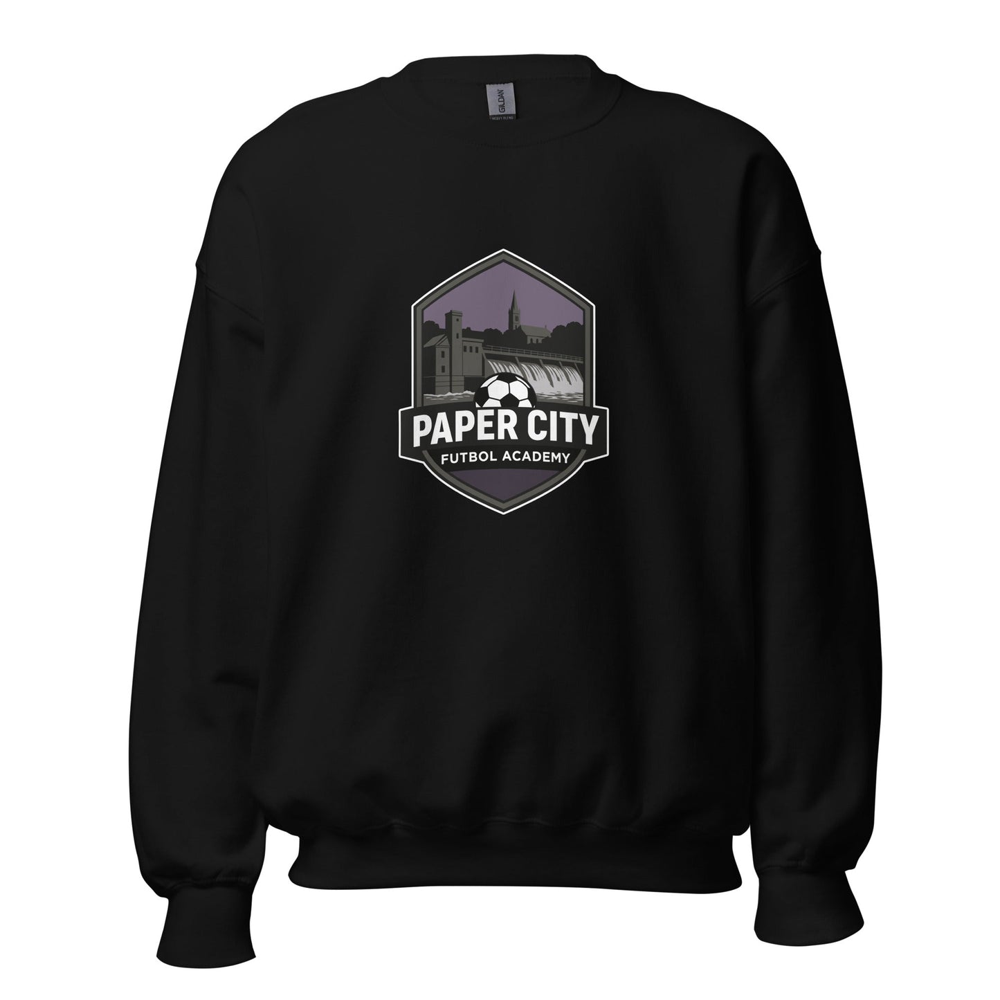 Classic | Sweatshirt | Paper City Futbol Academy | Vanguard Shield Logo