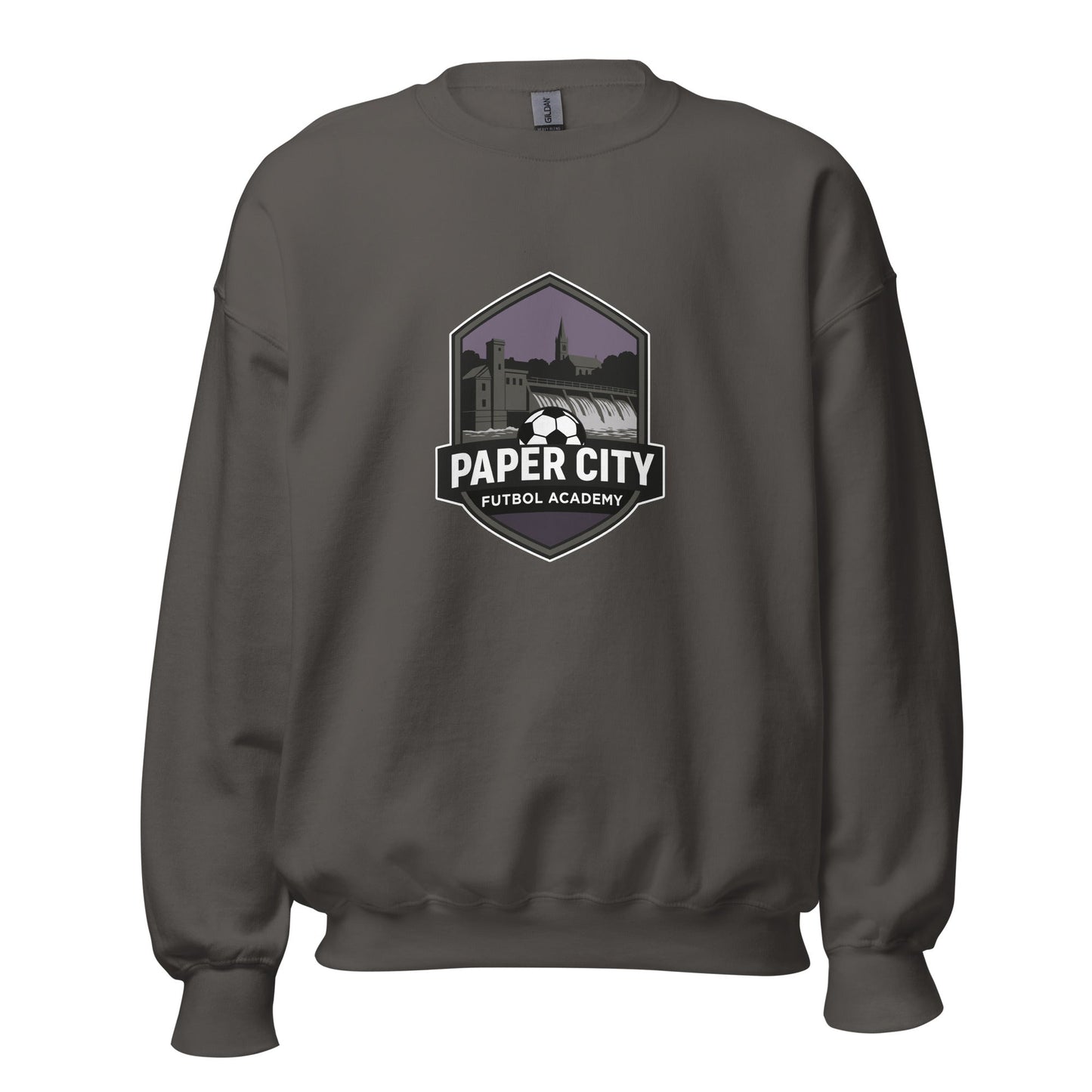 Classic | Sweatshirt | Paper City Futbol Academy | Vanguard Shield Logo