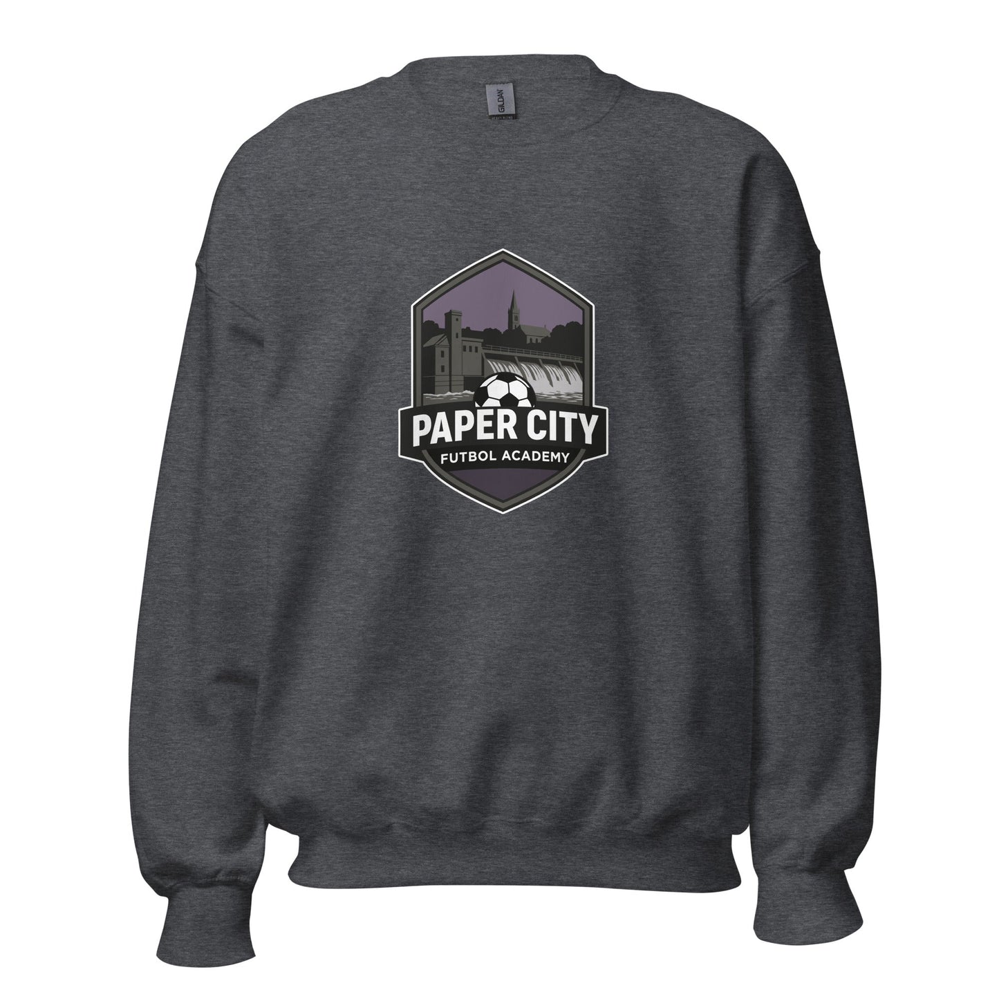 Classic | Sweatshirt | Paper City Futbol Academy | Vanguard Shield Logo