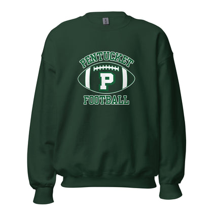Classic | Sweatshirt | Pentucket Youth Football and Cheer | Varsity Badge Logo
