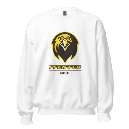 Classic | Sweatshirt | Pfeiffer University Golf | Falcon Logo