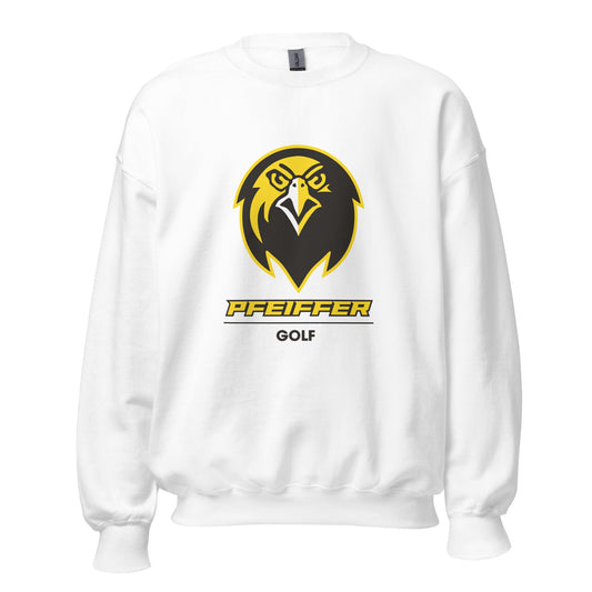 Classic | Sweatshirt | Pfeiffer University Golf | Falcon Logo