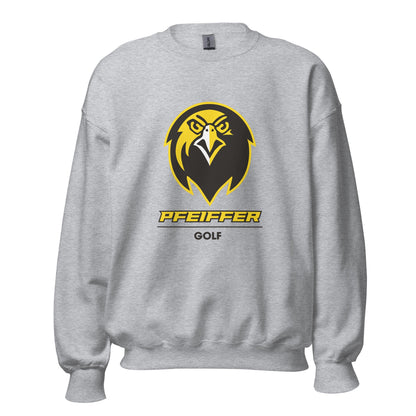 Classic | Sweatshirt | Pfeiffer University Golf | Falcon Logo