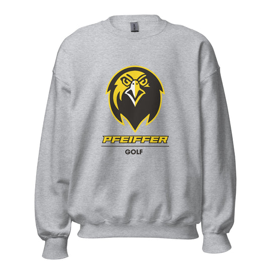 Classic | Sweatshirt | Pfeiffer University Golf | Falcon Logo