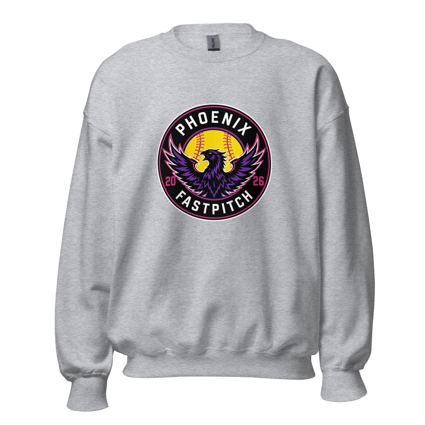 Classic | Sweatshirt | Phoenix Fastpitch | Badge Logo