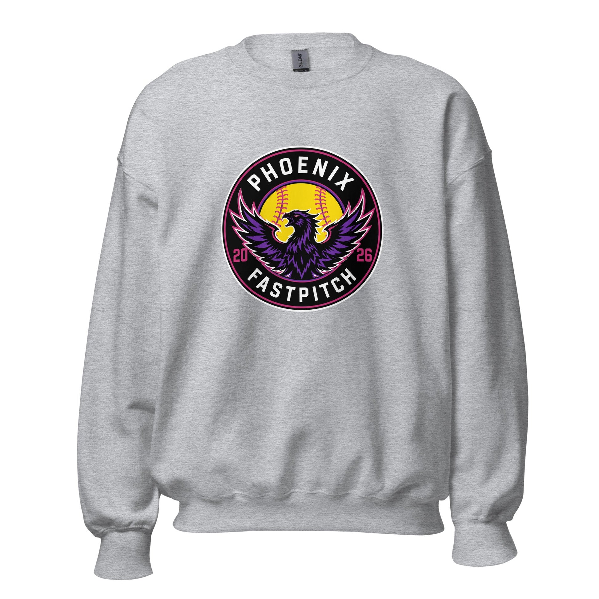 Classic | Sweatshirt | Phoenix Fastpitch | Badge Logo