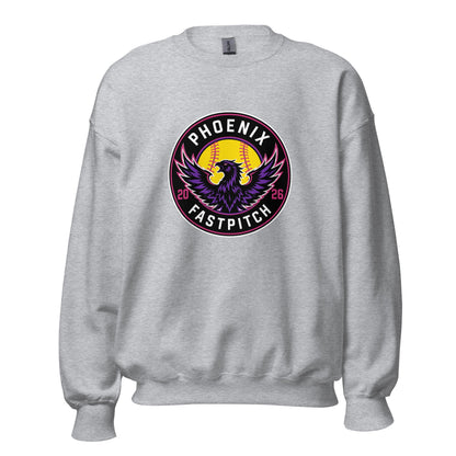 Classic | Sweatshirt | Phoenix Fastpitch | Badge Logo