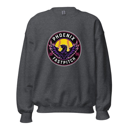 Classic | Sweatshirt | Phoenix Fastpitch | Badge Logo