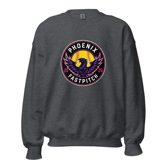 Classic | Sweatshirt | Phoenix Fastpitch | Badge Logo