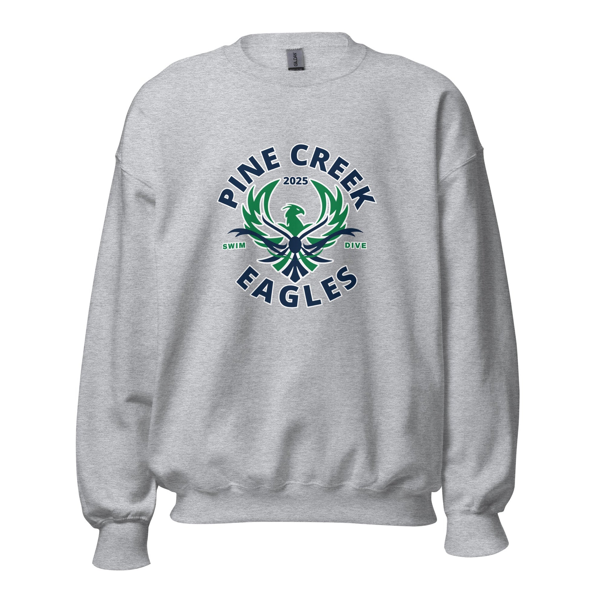 Classic | Sweatshirt | PINE CREEK SWIM & DIVE | Swim & Dive Logo