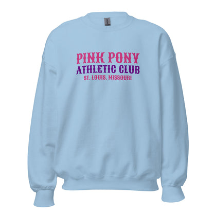 Classic | Sweatshirt | Pink Pony Athletic Club | Athletic Wordmark Logo