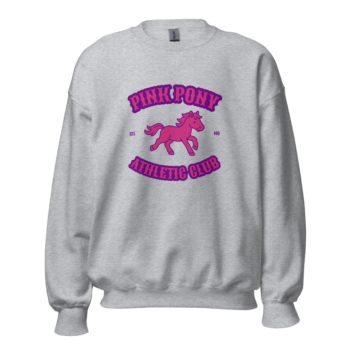 Classic | Sweatshirt | Pink Pony Athletic Club | Crest Logo