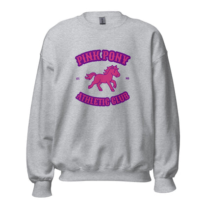 Classic | Sweatshirt | Pink Pony Athletic Club | Crest Logo