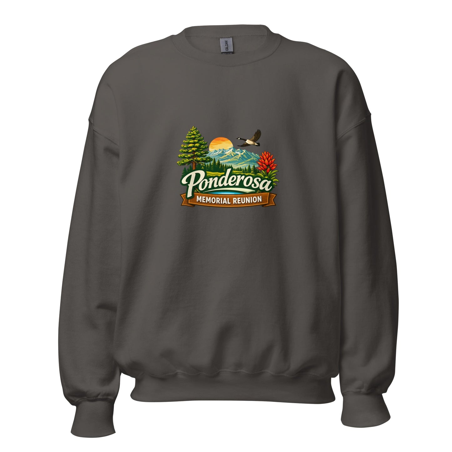 Classic | Sweatshirt | Ponderosa Reunion | Painted Mountain Crest Logo