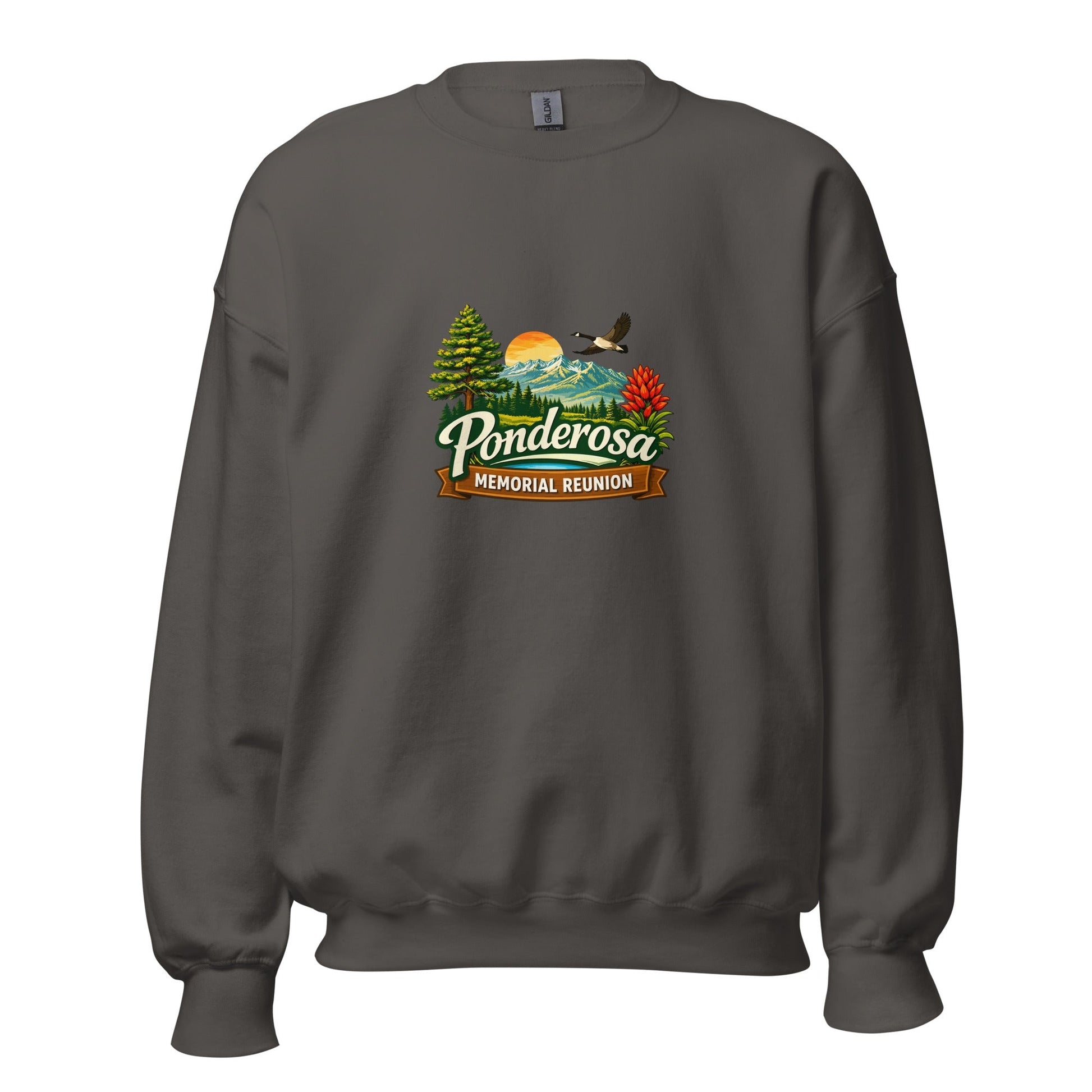 Classic | Sweatshirt | Ponderosa Reunion | Painted Mountain Crest Logo