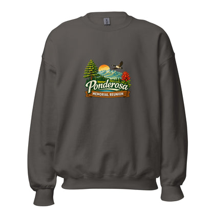 Classic | Sweatshirt | Ponderosa Reunion | Painted Mountain Crest Logo