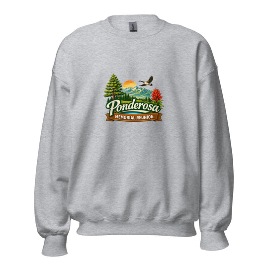 Classic | Sweatshirt | Ponderosa Reunion | Painted Mountain Crest Logo