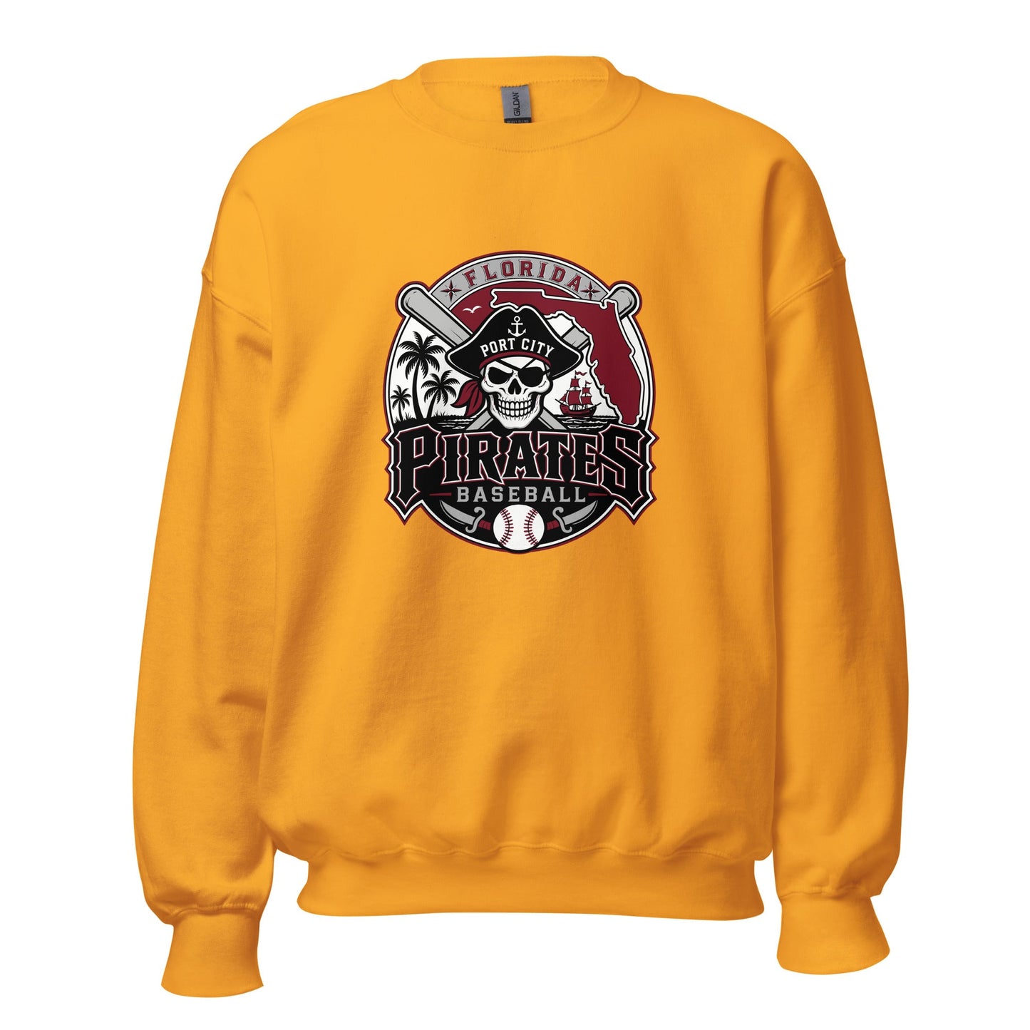 Classic | Sweatshirt | Port City Pirates | Emblem Logo