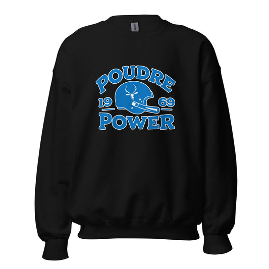 Classic | Sweatshirt | Poudre Football | Crest Logo