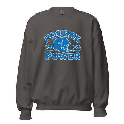 Classic | Sweatshirt | Poudre Football | Crest Logo