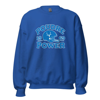 Classic | Sweatshirt | Poudre Football | Crest Logo