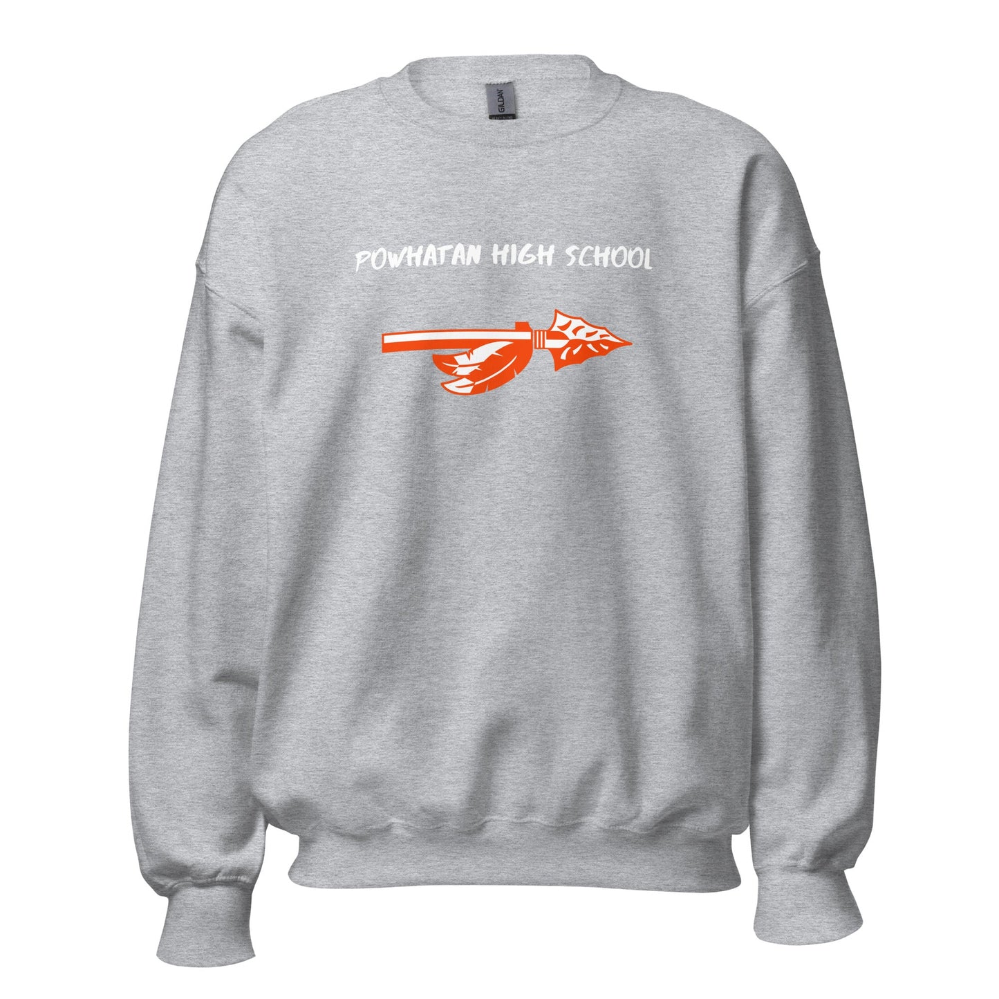 Classic | Sweatshirt | Powhatan lacrosse | Arrowhead Logo