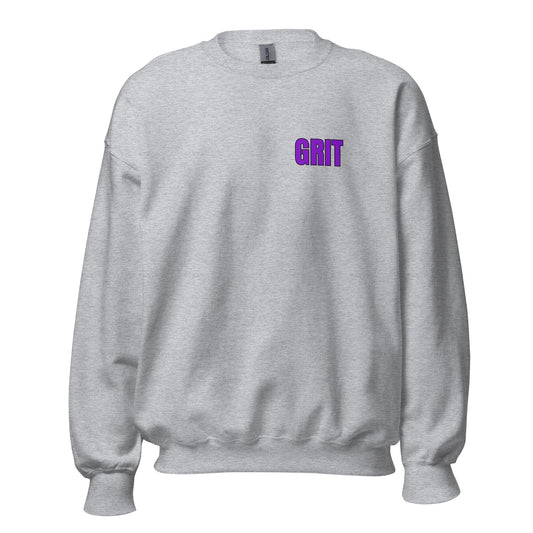 Classic | Sweatshirt | Pure Grit Softball | Purple Logo