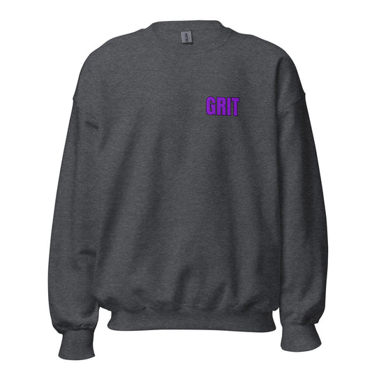 Classic | Sweatshirt | Pure Grit Softball | Purple Logo
