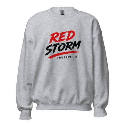 Classic | Sweatshirt | Red Storm | Modern Script Logo