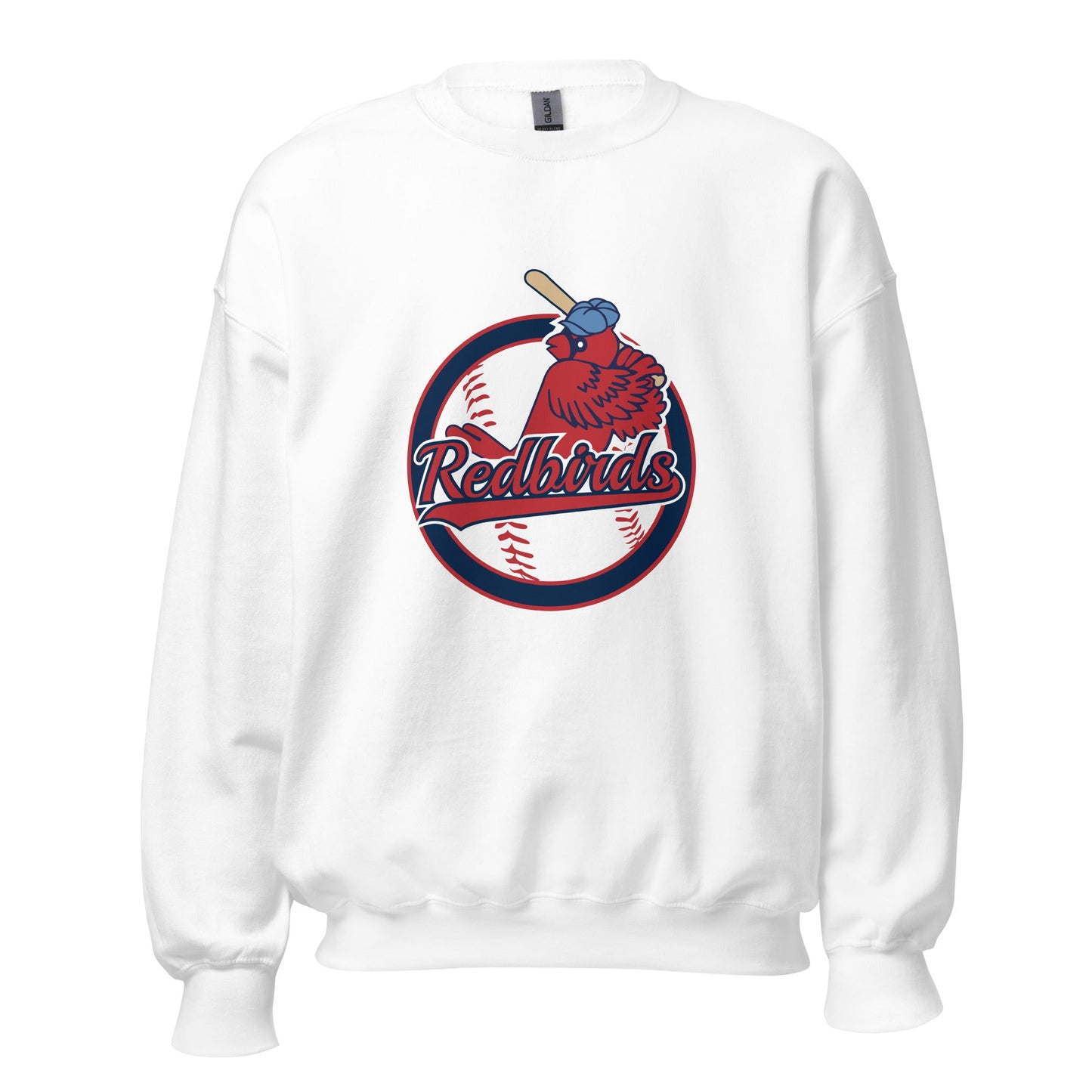 Classic | Sweatshirt | Redbirds | Vintage Badge Logo