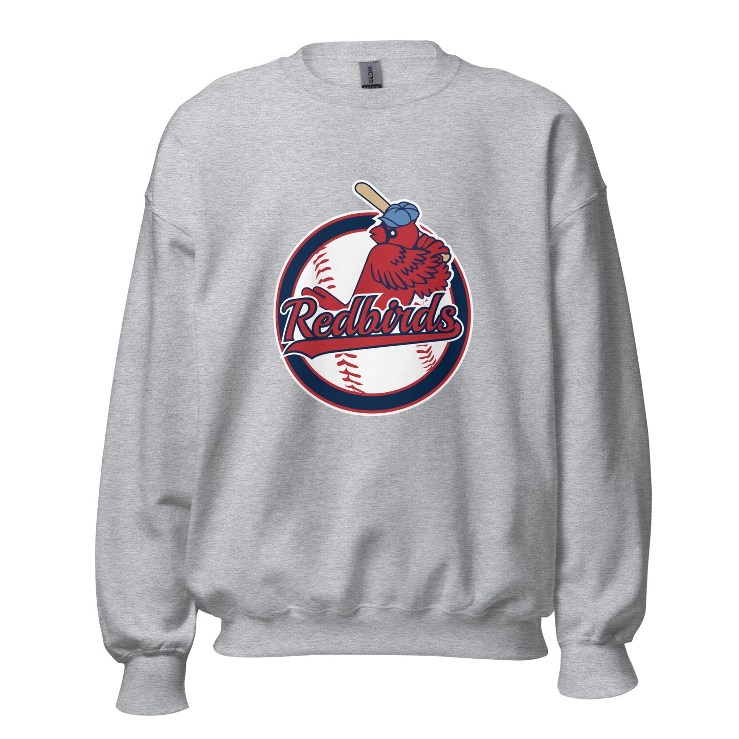 Classic | Sweatshirt | Redbirds | Vintage Badge Logo