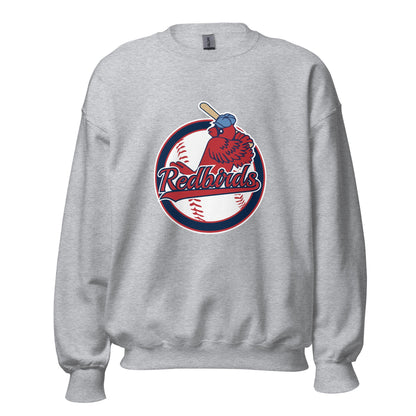 Classic | Sweatshirt | Redbirds | Vintage Badge Logo