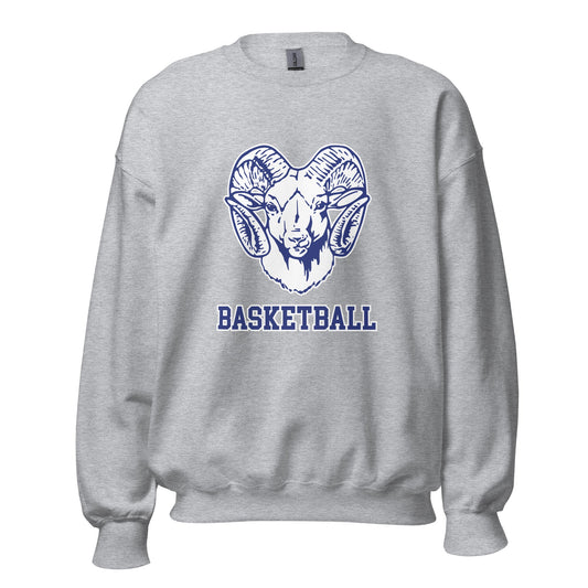 Classic | Sweatshirt | Rensselaer Rams | Basketball Logo
