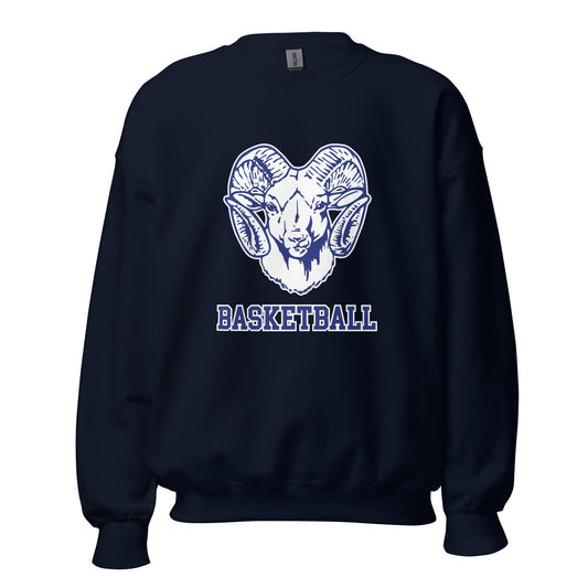 Classic | Sweatshirt | Rensselaer Rams | Basketball Logo