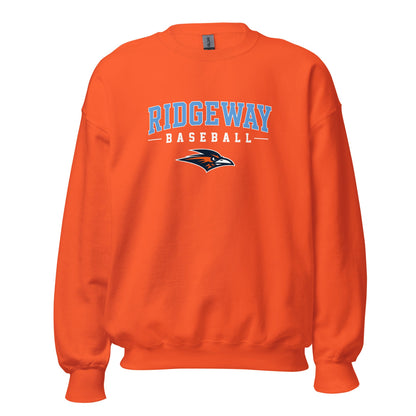 Classic | Sweatshirt | Ridgeway High School Baseball | Athletics Logo