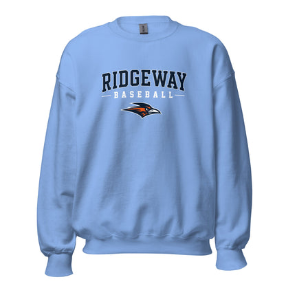 Classic | Sweatshirt | Ridgeway High School Baseball | Modern Script Logo