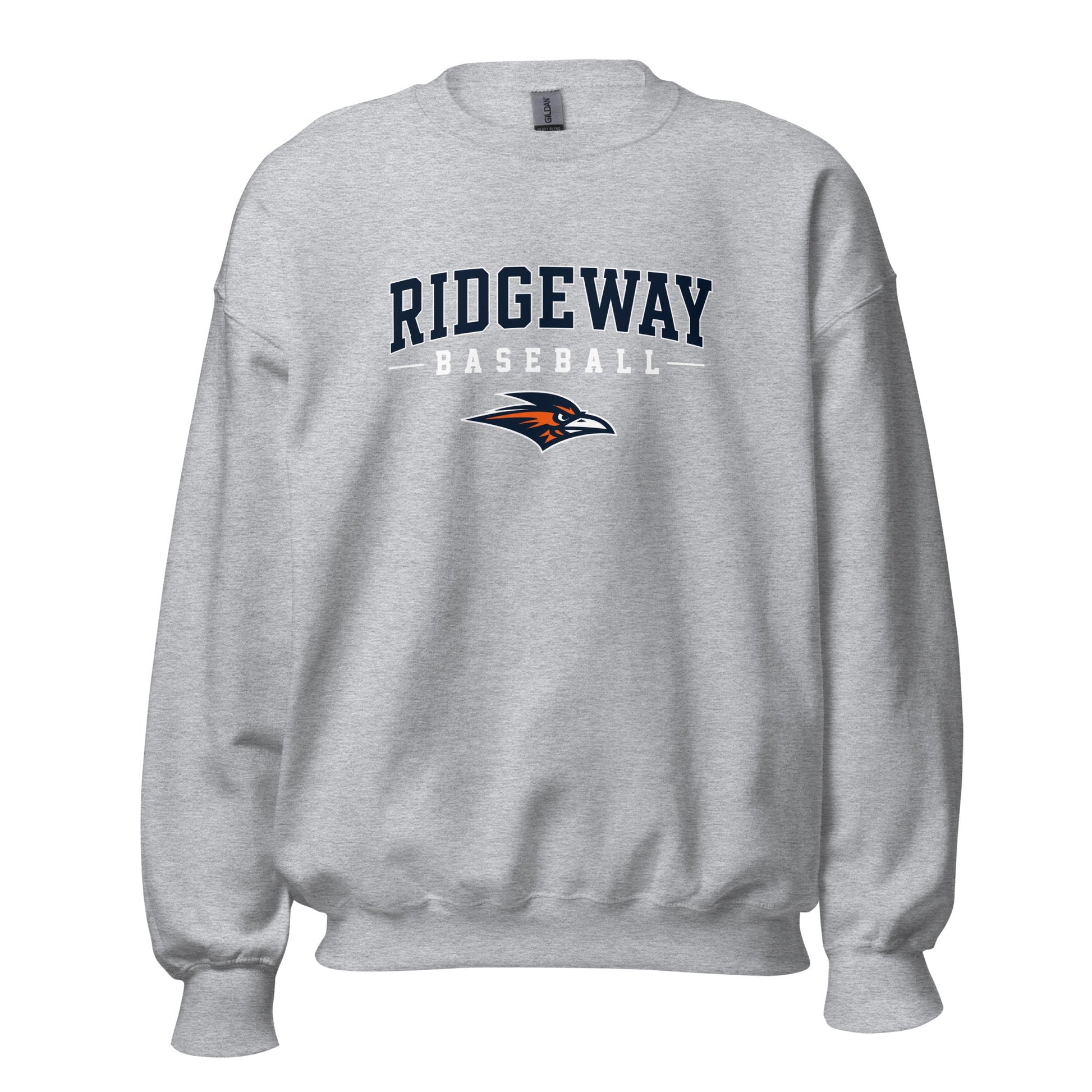 Classic | Sweatshirt | Ridgeway High School Baseball | Modern Script Logo