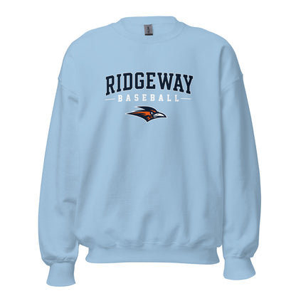 Classic | Sweatshirt | Ridgeway High School Baseball | Modern Script Logo