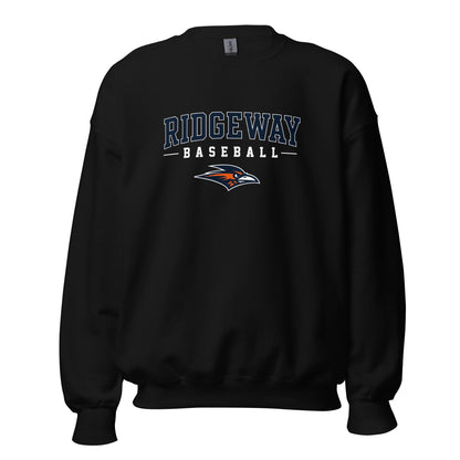 Classic | Sweatshirt | Ridgeway High School Baseball | Modern Script Logo