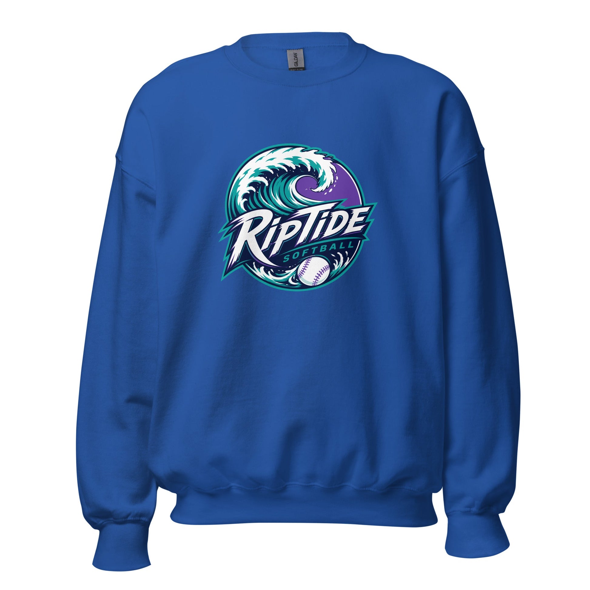 Classic | Sweatshirt | RipTide Softball | Emblem Logo