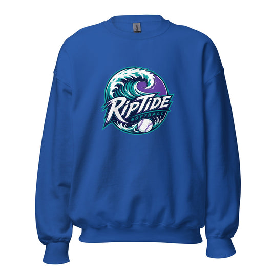 Classic | Sweatshirt | RipTide Softball | Emblem Logo