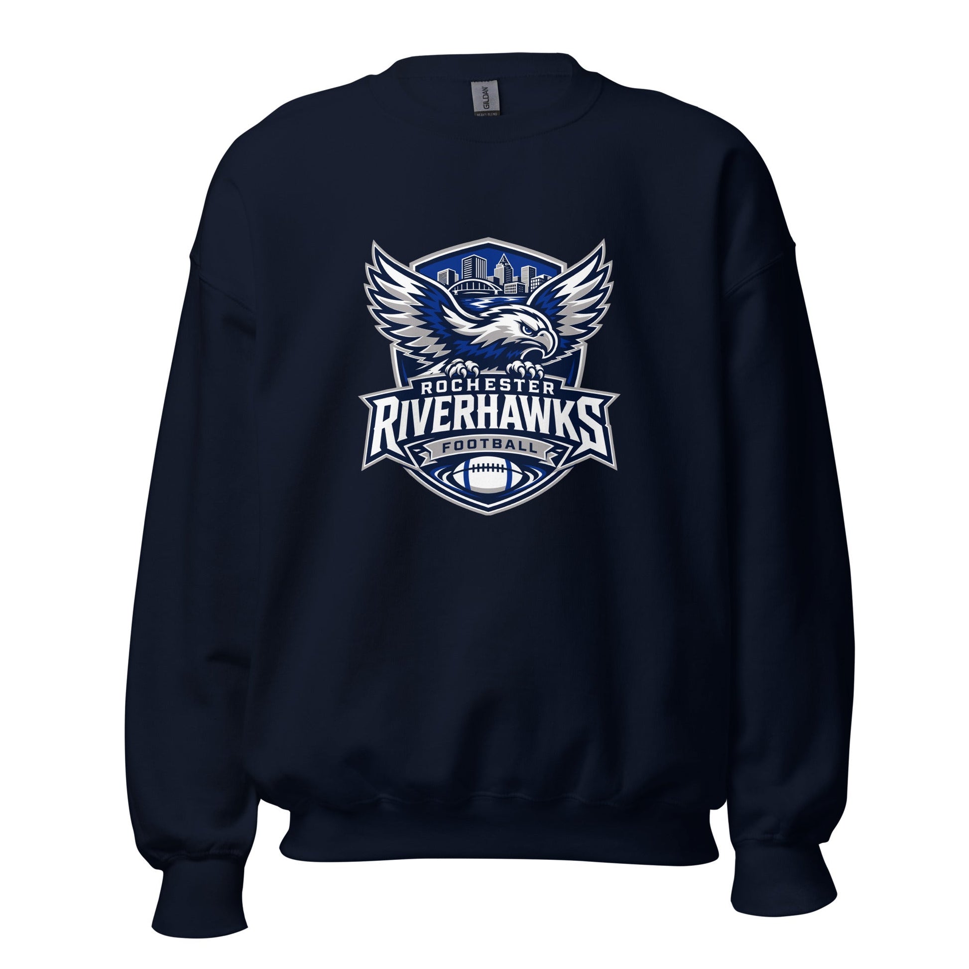 Classic | Sweatshirt | Rochester Riverhawks | Shield Logo