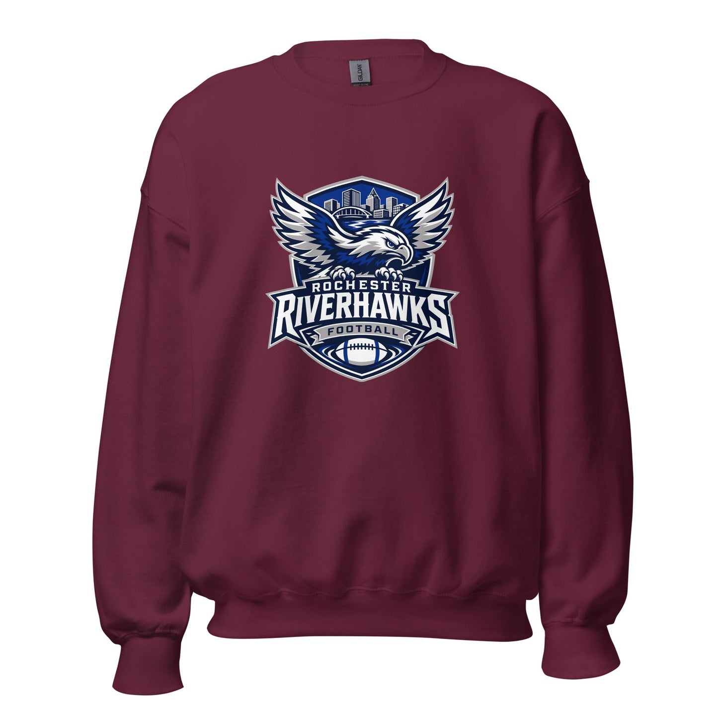 Classic | Sweatshirt | Rochester Riverhawks | Shield Logo